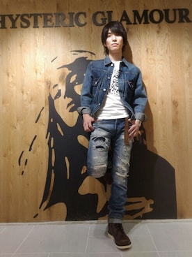 百井 涼太さん（メンズ・173cm）の冬コーディネート