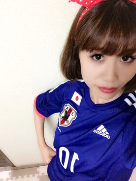 「ジャパンブルー」｜「アイテム（その他トップス）」を使った、asammyさん（レディース・170cm）の夏コーディネート