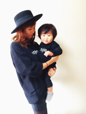 「MOUSSY（マウジー）のアイテム」を使った、asammyさん（キッズ・80cm）の冬コーディネート