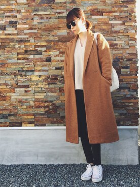 asammyさん（レディース・170cm）の冬コーディネート