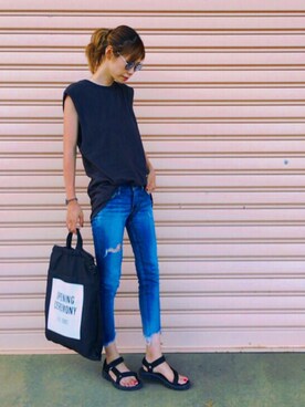 asammyさん（レディース・170cm）の夏コーディネート