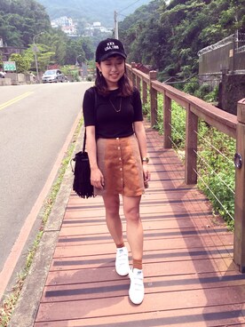 Hongニジさん（レディース・158cm）の秋コーディネート