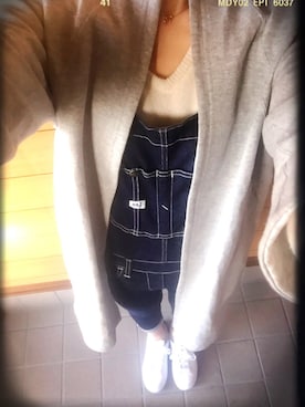 「URBAN RESEARCH ROSSO WOMEN（アーバンリサーチ　ロッソ）のアイテム（サロペット/オーバーオール）」を使った、junさん（レディース・158cm）の春コーディネート