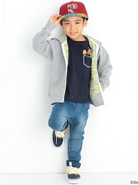 B:MING by BEAMS WOMENさん（キッズ・108cm）の冬コーディネート