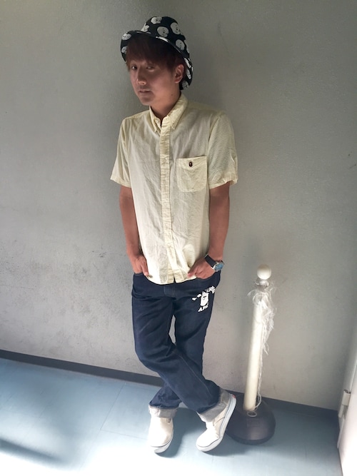 コロコロチキチキペッパーズ 西野 A Bathing Apeのシャツ ブラウスを使ったコーディネート Wear