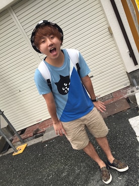 にしのさん(メンズ・171cm)の夏コーディネート