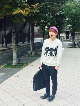 にしのさん（メンズ・171cm）の秋コーディネート