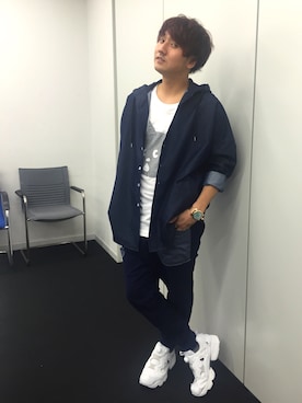 にしのさん（メンズ・171cm）の秋コーディネート