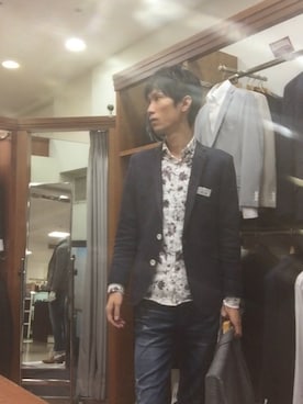 「HIGH STREET（ハイストリート）のアイテム」を使った、shigeさん（メンズ・180cm）の秋コーディネート