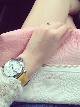 「PANERAI（パネライ）のアイテム」を使った、Cynthia Chenさん（レディース・165cm）の夏コーディネート