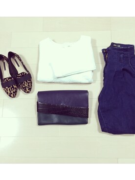 「アイテム（クラッチバッグ、その他）」を使った、yumikoさん（レディース・158cm）の冬コーディネート