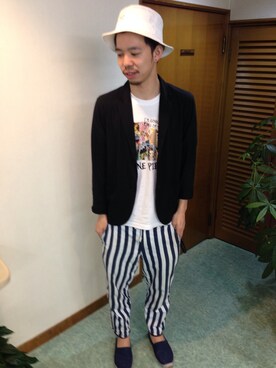 「URBAN RESEARCH（アーバンリサーチ）のアイテム（その他シューズ）」を使った、hasekenさん（メンズ・177cm）の春コーディネート