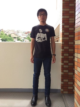 「BUTTERO」｜「アイテム（アナログ腕時計）」を使った、Daisuke Aさん（メンズ・168cm）の夏コーディネート