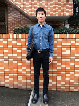 「Saint Laurent」｜「アイテム（その他）」を使った、Daisuke Aさん（メンズ・168cm）の秋コーディネート