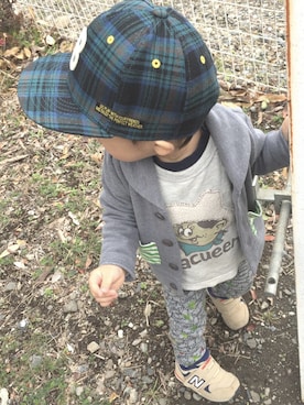 「e.a.B（エーアーベー）のアイテム（トップス）」を使った、titi☺︎さん（キッズ・80cm）の春コーディネート