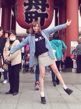 chiharu☺︎aoiさん（レディース・152cm）の春コーディネート