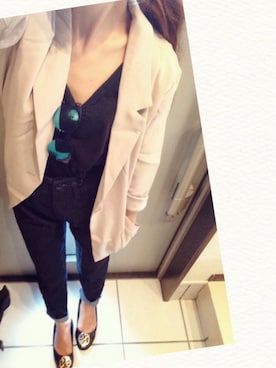 「MOUSSY（マウジー）のアイテム（トレンチコート）」を使った、MIMIさん（メンズ・165cm）の夏コーディネート