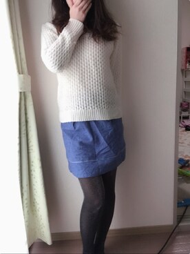 「JAYRO White（ジャイロホワイト）のアイテム」を使った、ちこさん（レディース・157cm）の冬コーディネート