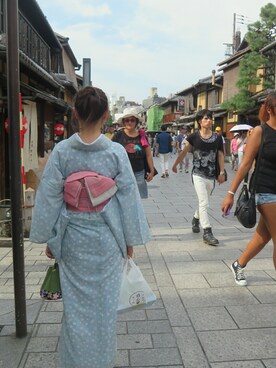 「kimono」｜「アイテム（フォーマルスーツ/小物）」を使った、guayanさん（レディース・162cm）の秋コーディネート