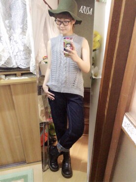 アズ☺︎さん（レディース・159cm）の夏コーディネート