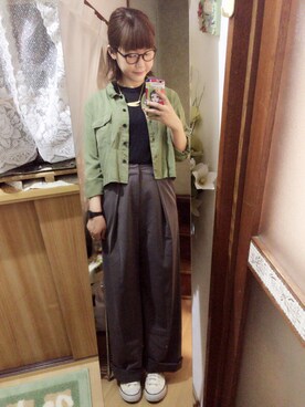 アズ☺︎さん（レディース・159cm）の秋コーディネート