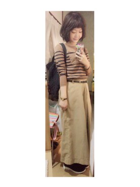 アズ☺︎さん（レディース・159cm）の秋コーディネート