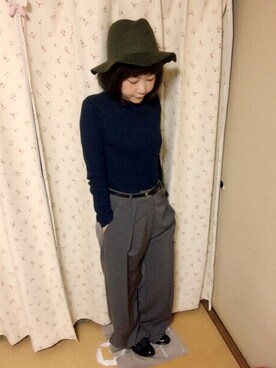 アズ☺︎さん（レディース・159cm）の秋コーディネート