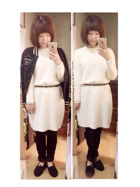 「Sword Fish（ソードフィッシュ）のアイテム」を使った、アズ☺︎さん（レディース・159cm）の秋コーディネート