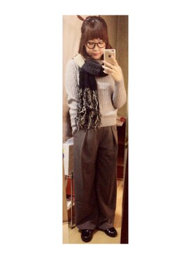 アズ☺︎さん（レディース・159cm）の秋コーディネート