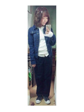 アズ☺︎さん(レディース・159cm)の冬コーディネート