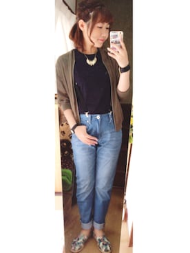 アズ☺︎さん（レディース・159cm）の春コーディネート