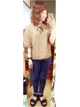 アズ☺︎さん（レディース・159cm）の夏コーディネート