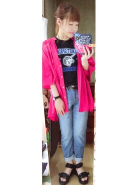 アズ☺︎さん（レディース・159cm）の夏コーディネート