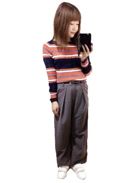 アズ☺︎さん（レディース・159cm）の秋コーディネート