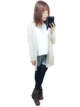 アズ☺︎さん（レディース・159cm）の秋コーディネート