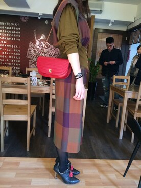 「chanel」｜「アイテム（ブーティ）」を使った、maggieannyoさん（レディース・161cm）の冬コーディネート