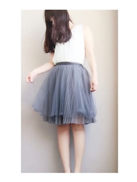 「mimi&roger（ミミアンドロジャー）のアイテム」を使った、mikiさん（レディース・161cm）の夏コーディネート