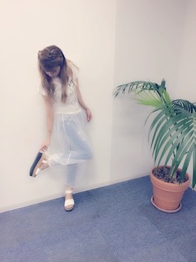 「goocy」｜夏焼雅さん（レディース・160cm）の夏コーディネート