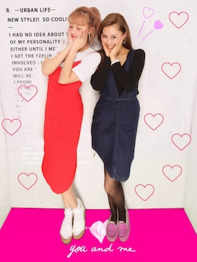 「goocy」｜夏焼雅さん（レディース・160cm）の春コーディネート