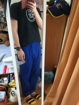 「mercibeaucoup,（メルシーボークー）のアイテム（腕時計）」を使った、かぼちゃさん（メンズ・173cm）の夏コーディネート