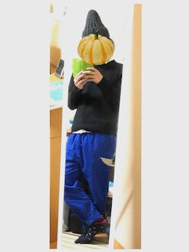 「grn」｜「アイテム（その他）」を使った、かぼちゃさん（メンズ・173cm）の冬コーディネート