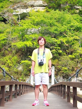 「福島県」｜かぼちゃさん（メンズ・173cm）の夏コーディネート