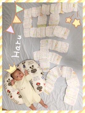 「生後3ヶ月」｜「アイテム（その他）」を使った、Haruさん（キッズ・60cm）の秋コーディネート