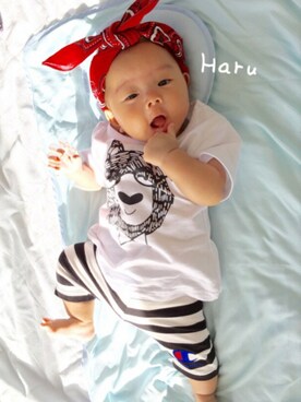 「ちびウォーリーし隊。」｜Haruさん（キッズ・60cm）の秋コーディネート
