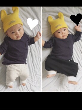 Haruさん（キッズ・70cm）の秋コーディネート