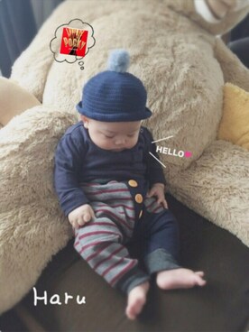 Haruさん（キッズ・70cm）の秋コーディネート