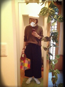 「アイテム（トレンチコート）」を使った、えちご屋さん（レディース・168cm・30代）の秋コーディネート