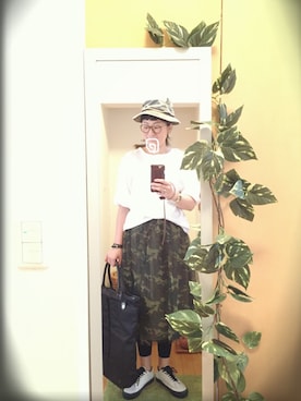 「override 」｜えちご屋さん（レディース・168cm）の春コーディネート