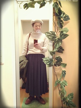 「gargle（ガーグル）のアイテム」を使った、えちご屋さん（レディース・168cm）の秋コーディネート