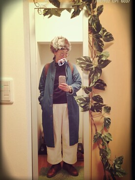 「OWL（オウル）のアイテム」を使った、えちご屋さん（レディース・168cm）の冬コーディネート